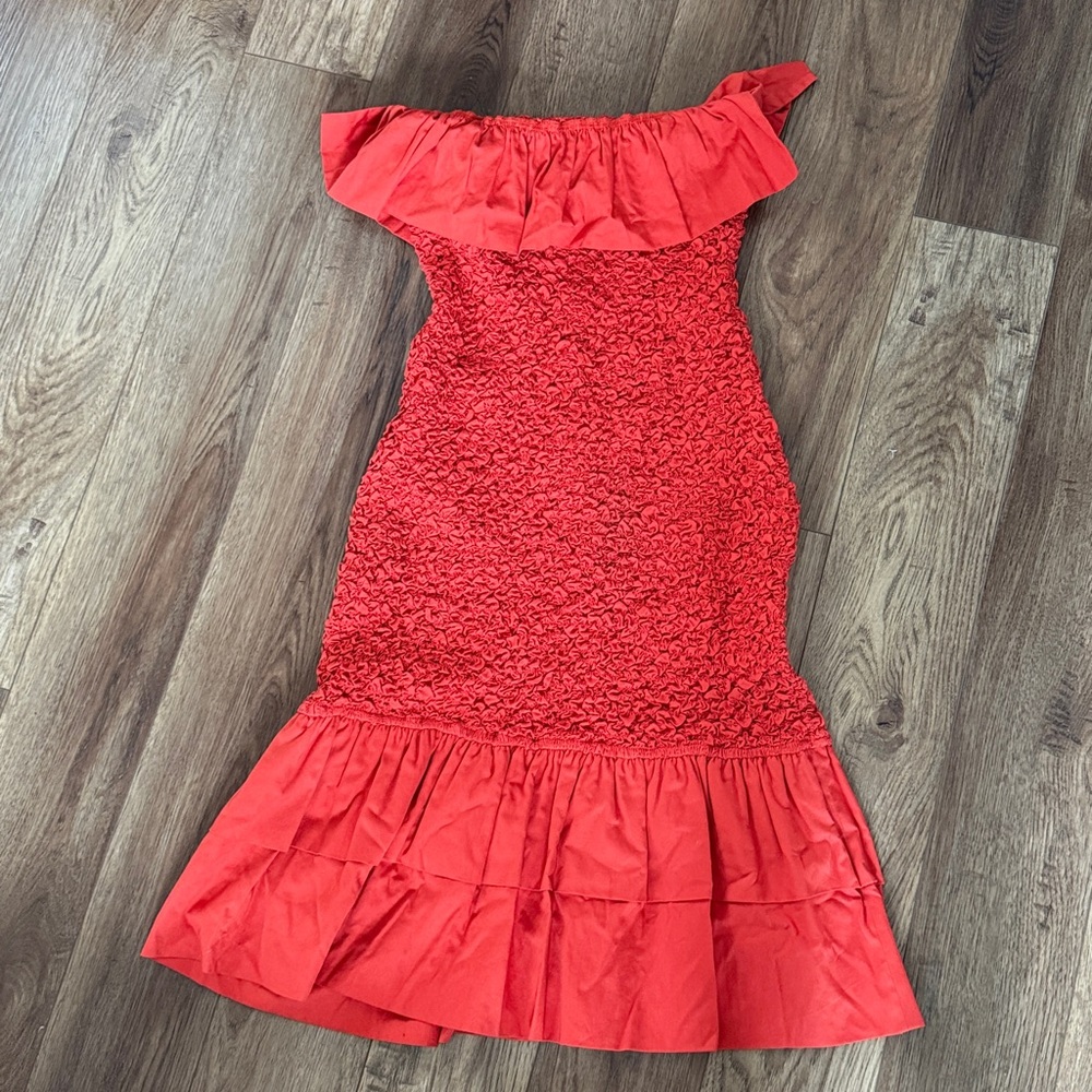 Incredibly Rare Mara Hoffman Red Dress